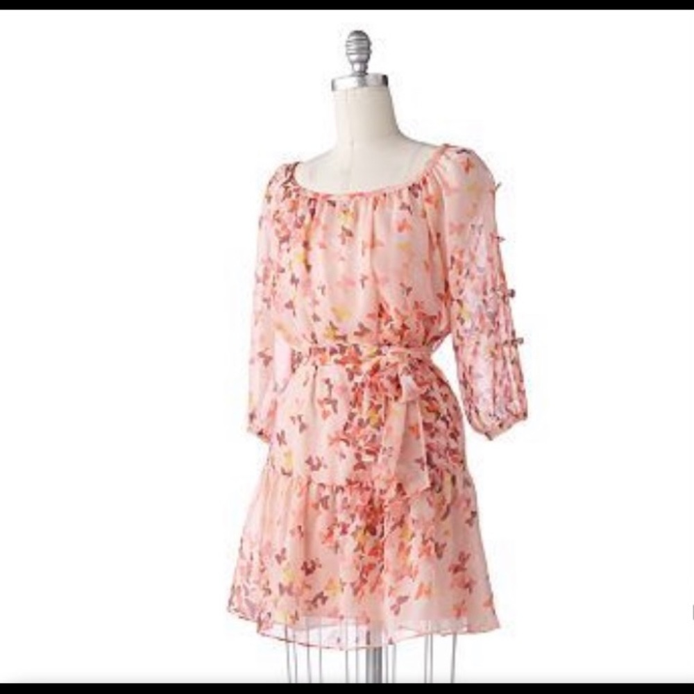 LC Lauren Conrad Butterfly Dress